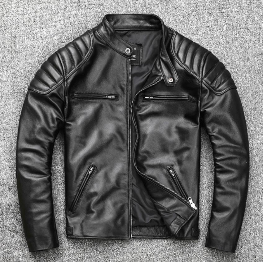 数量限定 本革ジャケット バイクウェアメンズ ライダースジャケット レザージャケット 革ジャン ジャケット 欧米風 長袖 コート 秋冬 防風 トップス メンズウェア ミリタリーバイクジャケッ