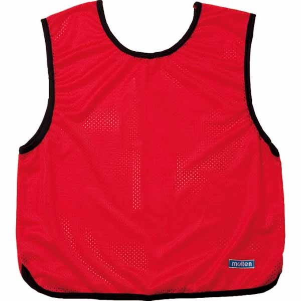モルテン molten ゲームベスト 10 枚セット 無地の 10 枚セット 赤 GB0113RNN