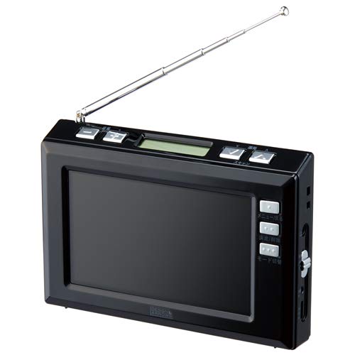 YAZAWA ヤザワコーポレーション 4.3インチワンセグTV ブラックTV03BK