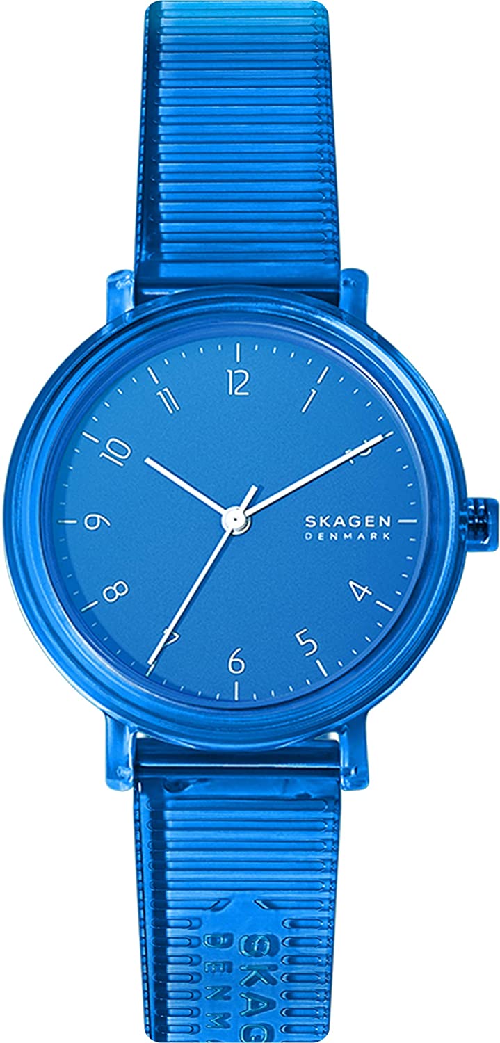 【本日限定価格】 スカーゲン ブルー 輸入品 レディース SKW2855 AAREN 腕時計 154