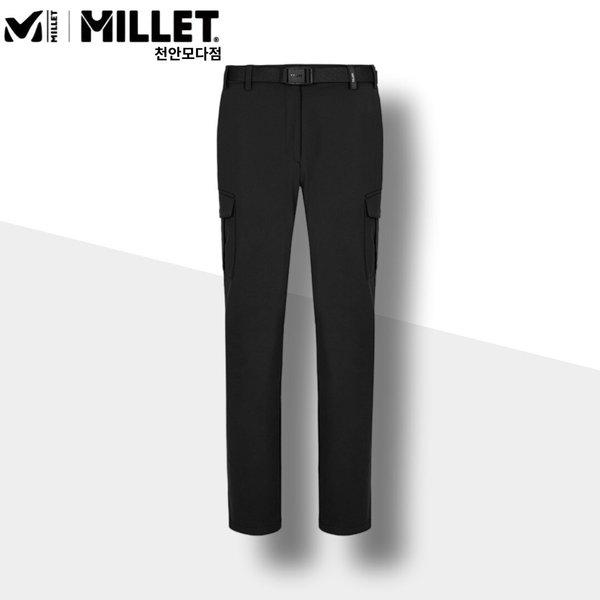 カーゴパンツ 男性 機能性 伸縮性 登山 カジュアル パンツ ブラック_CA