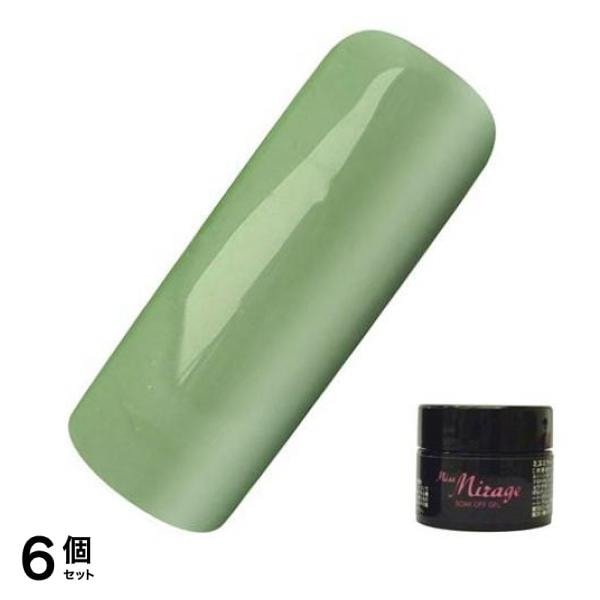 Miss Mirage(ミスミラージュ) ソークオフジェル シアー フォレストグリーン S23S 2.5g 6個セット