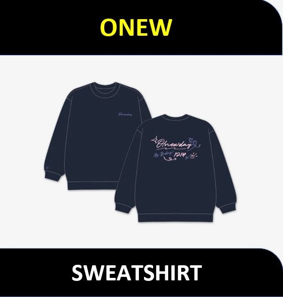 【公式MD】(SHINee)ONEW - SWEATSHIRT / OFFICIAL MD