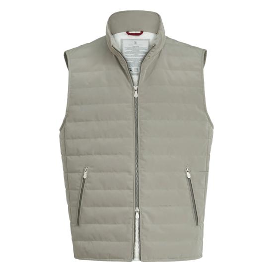 BRUNELLO CUCINELLI Men Vests MM4791451 CFA27 GREEN