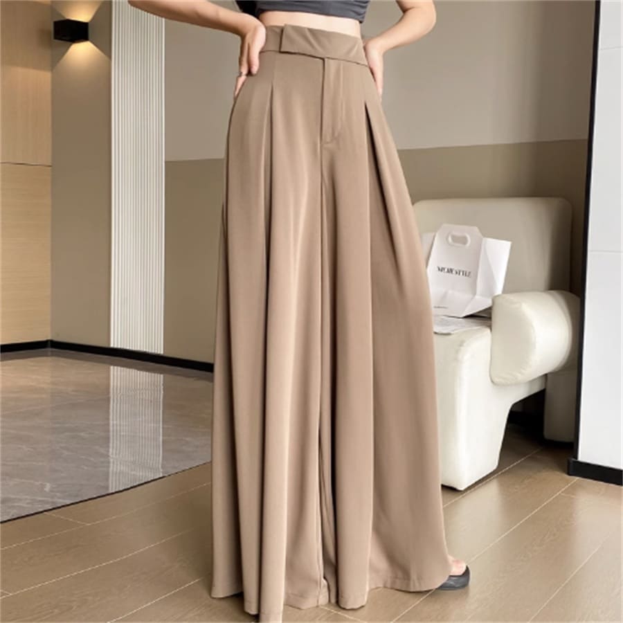 パンツ 2色 ガウチョパンツ フレア Aライン ガウチョ ロング ロング丈 マキシ マキシ丈 ポケット ハイウエスト 薄手生地 かわいい 大人可愛い 大人女子 綺麗 シンプル カジュアル