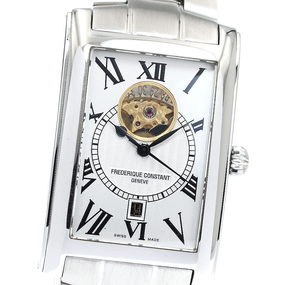フレデリック・コンスタント FREDERIQUE CONSTANT FC-303/310/X4C4/5/6 クラシック カレ ハートビート デイト 自動巻き メンズ _862348【中古】