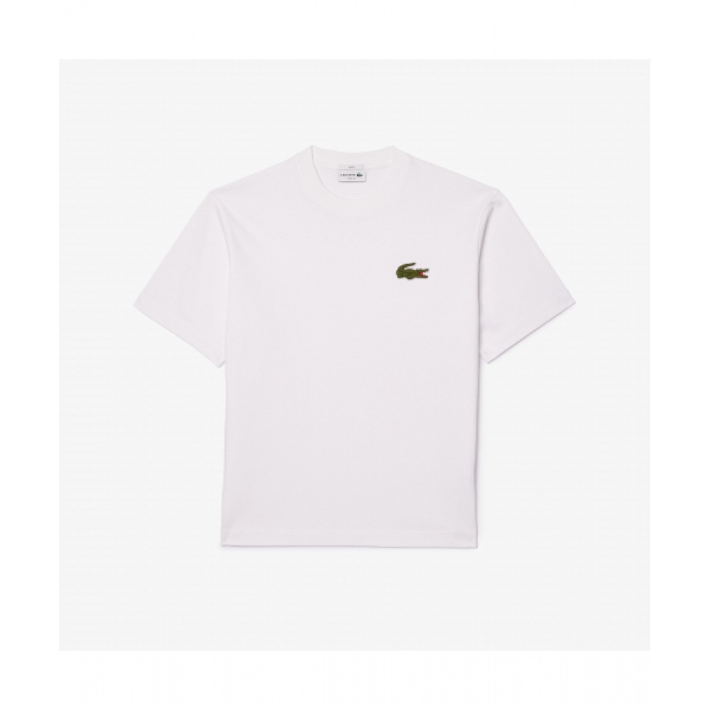 LACOSTE パブリックブークルビッグクロコ半袖Tシャツ [ホワイト]