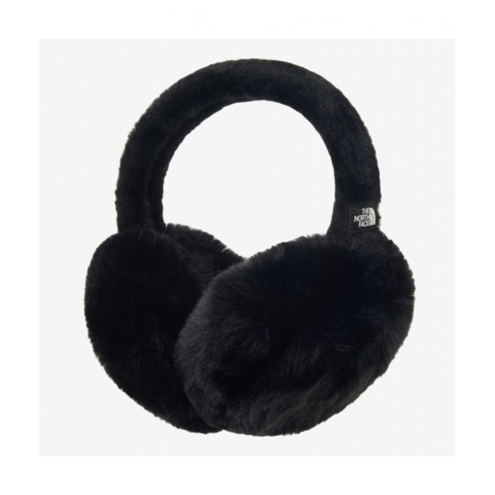 ザ・ノース・フェイス子供用女の子用ファーイヤーマフ NA5IQ54S_BLK