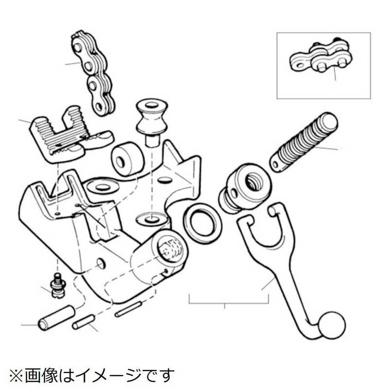 RIDGE　チェーン アッセンブリー F/460　72092