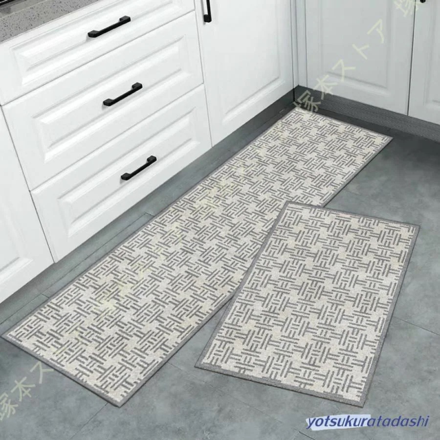 高価値玄関マット ラグマット おしゃれ 小さめ ロングカーペット モダン 北欧 ドアマット 屋内 韓国 インテリアマット バスマット キッチンマット 洗える 防ダニ