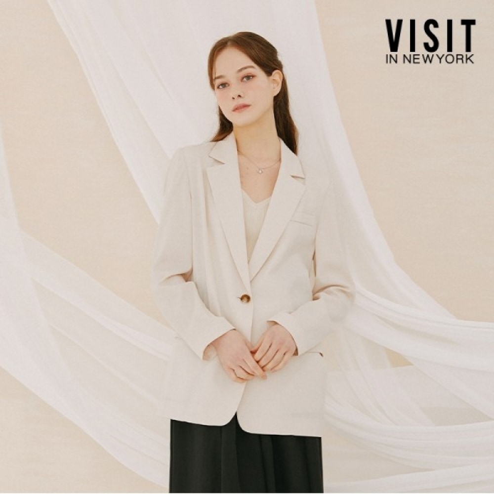 (ニューヨーク訪問) シングルブレストテーラードジャケット (VY4JK23) 9,614円