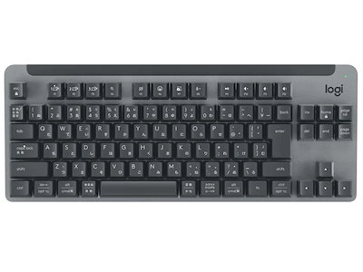 他サイト： SIGNATURE K855 ワイヤレス メカニカルTKL キーボード K855GR グラファイトの商品画像