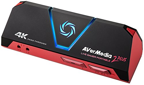 AVerMedia HDMI usb Live Gamer Portable 2 PLUS AVT-C878 PLUS [4Kパススルー対応 ゲームの録画ライブ配信用キャプチャーデバイス] DV47