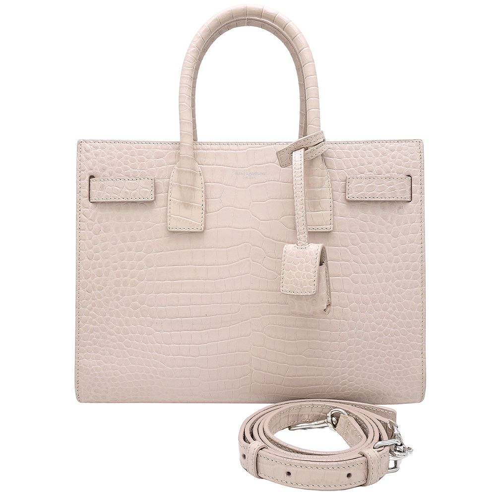 サックドジュール 421863 ハンドバッグ 2WAY レザー ピンク/352270【中古】