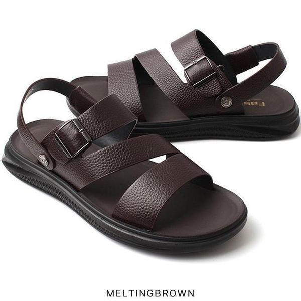 メンズサンダルストラップ メンズレザーサンダル Al23