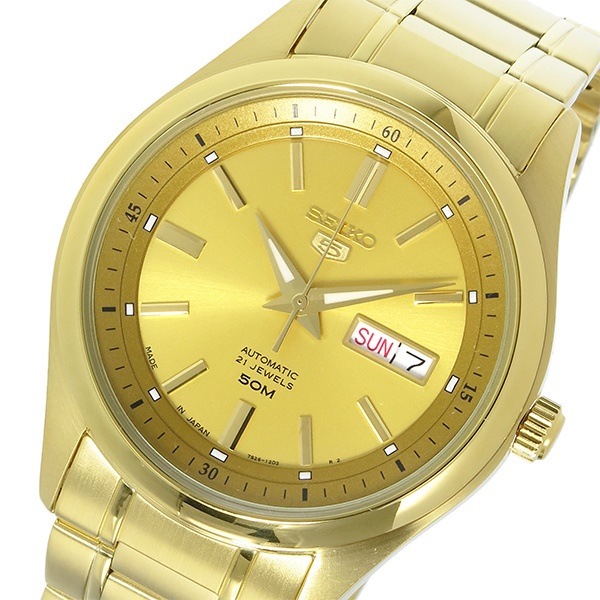 2021春の新作 セイコー SEIKO セイコー5 自動巻き メンズ 腕時計 SNKN96J ゴールド SEIKO