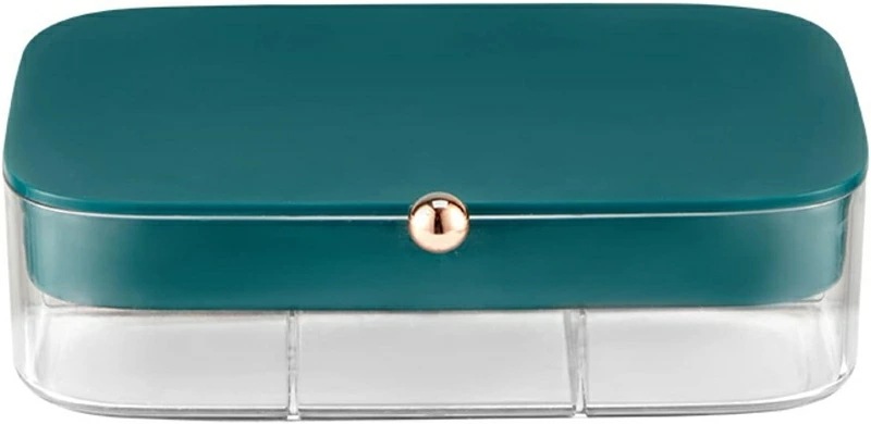 ジュエリーボックス ジュエリー収納 大容量 持ち運び 2層 30仕切り 緑 ピアス ネックレス 指輪置き リング アクセサリー収納の宝石箱 アクセサリーケース 防塵 レディーズ