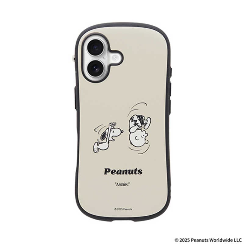 HAMEE　［iPhone 17専用］PEANUTS/ピーナッツ iFace First Class MagSynqケース iFace くすみホワイト/びっくり　41-186750