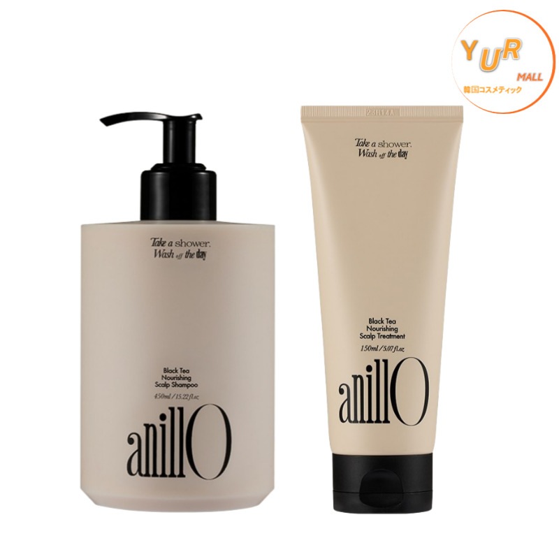 Black Tea Nourishing Scalp 2種セット(シャンプー450ml+頭皮トリートメント150ml)