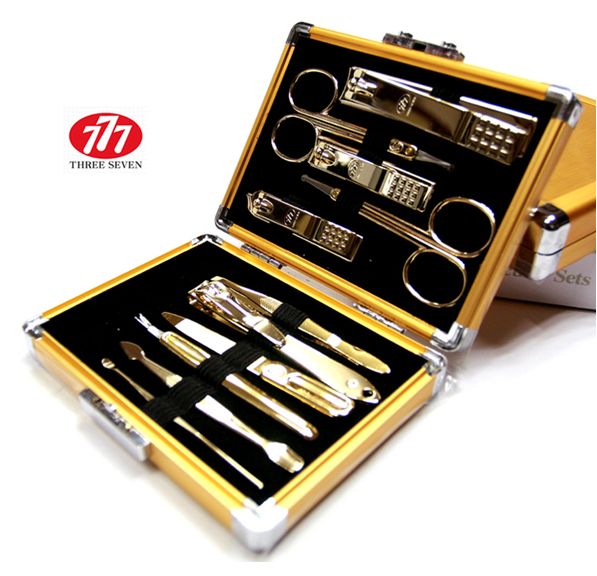 777 THREE SEVEN TS-16000SV ゴールド ネイルクリッパーセット