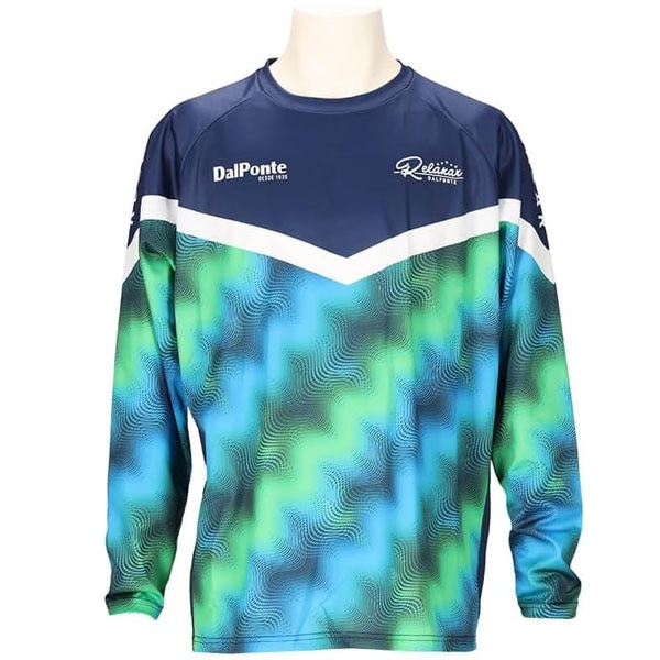 ダウポンチ DALPONTE 昇華ロングスリーブプラシャツ DPZRX208-BLUEGREEN フットサル サッカー