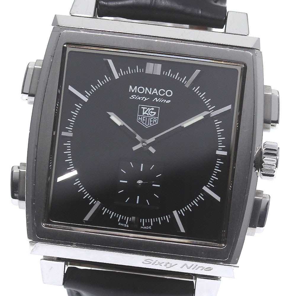 タグホイヤー TAG HEUER CW9110-0 モナコ 69 手巻き メンズ メーカーメンテナンス済み_776212【中古】