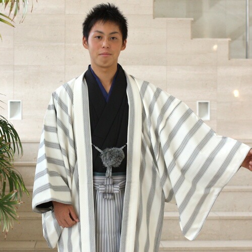 レンタル 成人式 袴 卒業式 男 男物羽織袴レンタル14点フルセット
