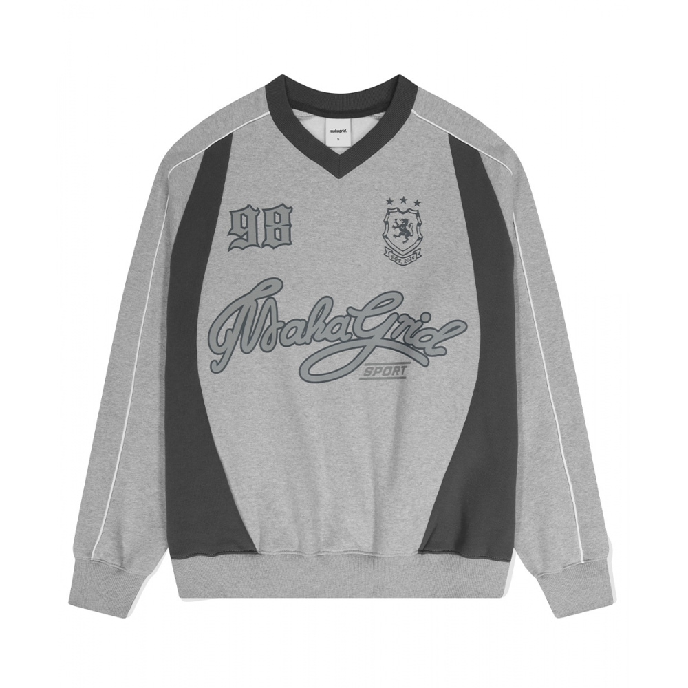 マハグリッドトラックスウェットシャツグレー (MG2DFMM449A)