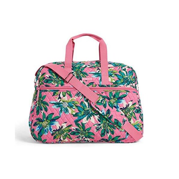 Vera Bradley Grand Traveler Bag, Tropical Paradise Pink 並行輸入品