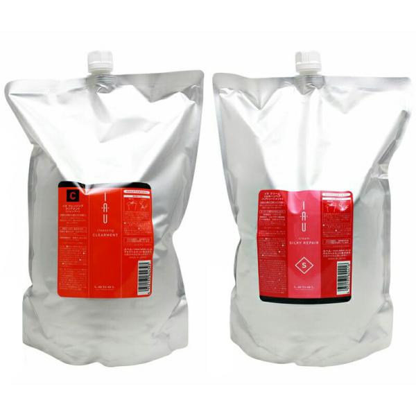 イオ クレンジング クリアメント 2500ml 詰替え用 & クリーム シルキーリペア トリートメント 2500ml 詰替え用 セット