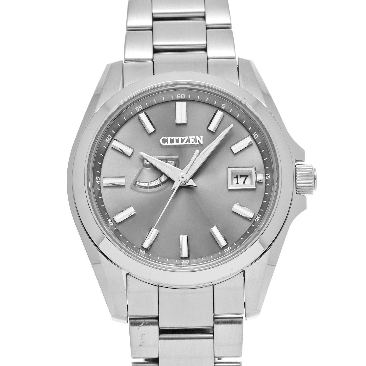 シチズン ザ シチズン エコドライブ AQ1030-57H グレー メンズ 腕時計