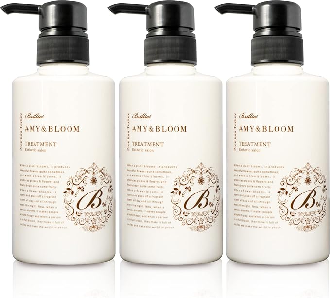 3個セット！ 医薬部外品 Amy＆Bloom トリートメント コンディショナー スカルプ ヘアケア ノンシリコン 弱酸性 オーガニック 髪質改善 髪質改善 無添加
