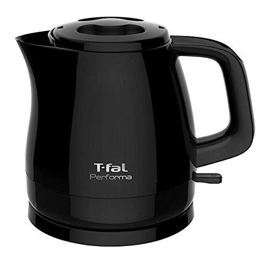 パフォーマ ブラック 電気ケトル0.8L コンパクト 空焚き防止 自動電源OFF フタ取り外し可 お手入れ簡単 KO1538JP