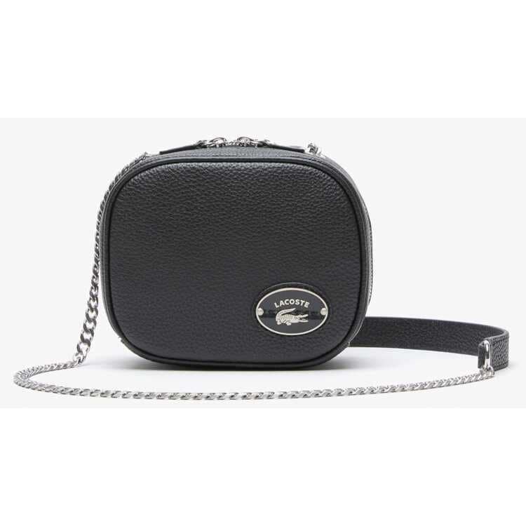 オリジン クロコ スクエアクロスオーバーバッグ ブラック 16×13×7cm #NF3939G-000