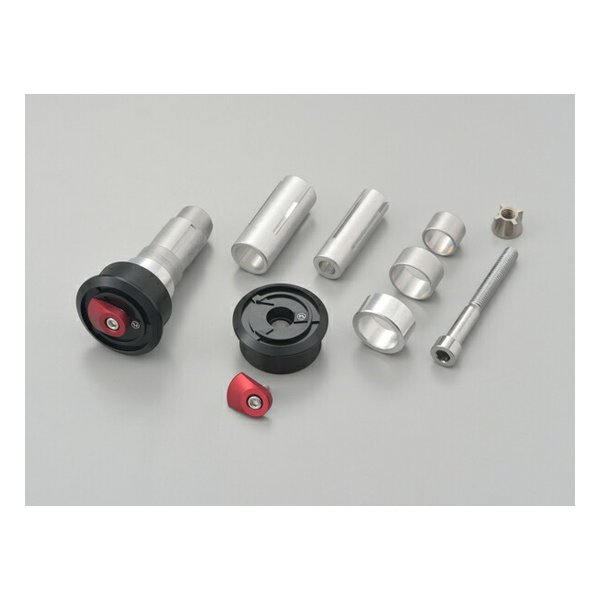 ミラー バーエンドアダプター EP-1 ブラストブラック/レッド D15658