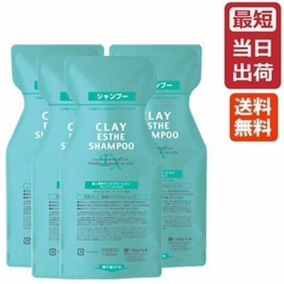 モルトベーネ クレイエステシャンプーEX 1000ml×4本 リフィル 業務用 詰め替え 送料無料 MoltoBene ClayEsthe【ビューティーエクスペリエンス】