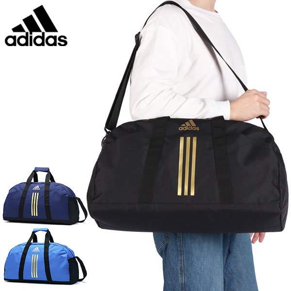 Qoo10] adidas ボストンバッグ 42L 大容量 修学旅行