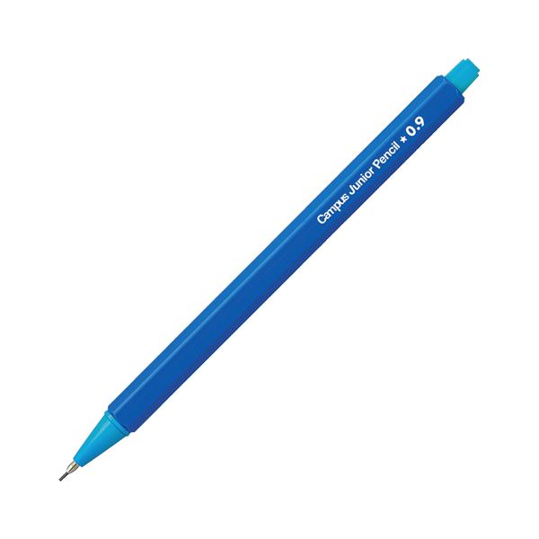 （まとめ）コクヨ 鉛筆シャープ（キャンパスジュニアペンシル）0.9mm（軸色：ブルー）PS-C100B-1P 1セット（10本）(×5セット)