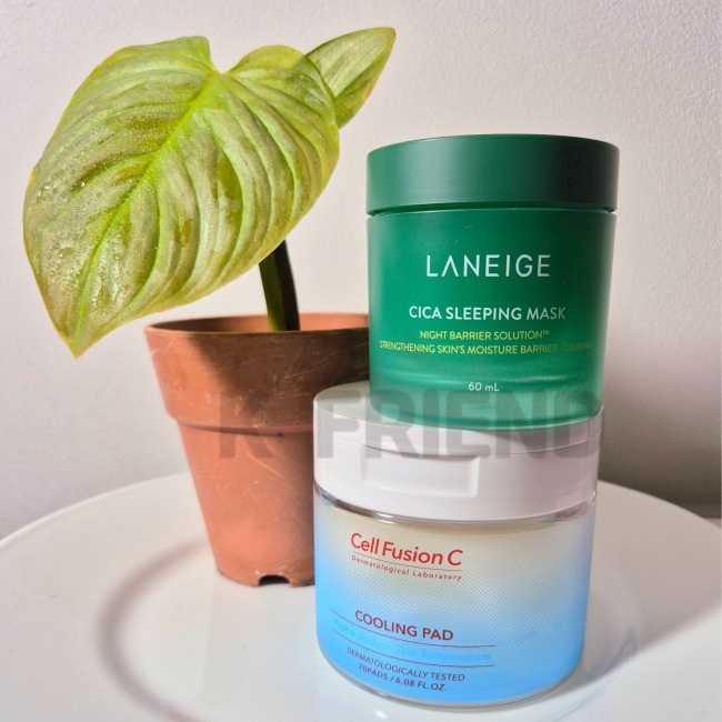 [2種セット構成] ポストアルファクーリングピーリングパッド180ml70個 + シカスリーピングマスク60ml ナイトケア 韓国スキンケア 肌荒れ予防 整肌成分配合 水分チャージ