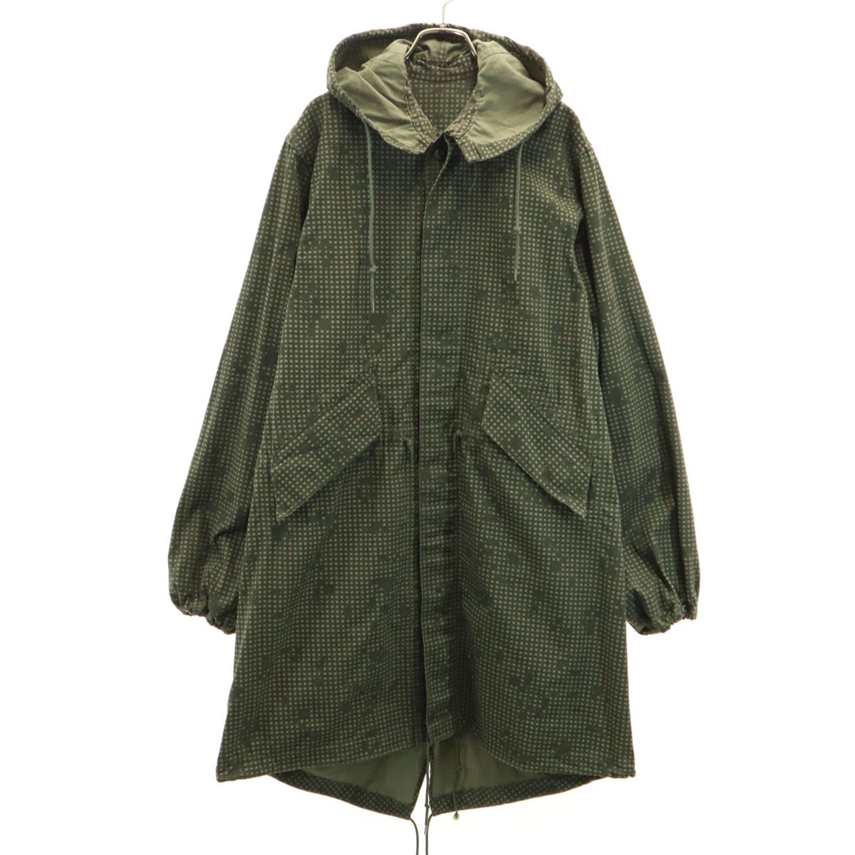 US ARMY アメリカ軍 80s 米軍 ヴィンテージ DLA ナイトカモ モッズコート S カーキ メンズ 古着