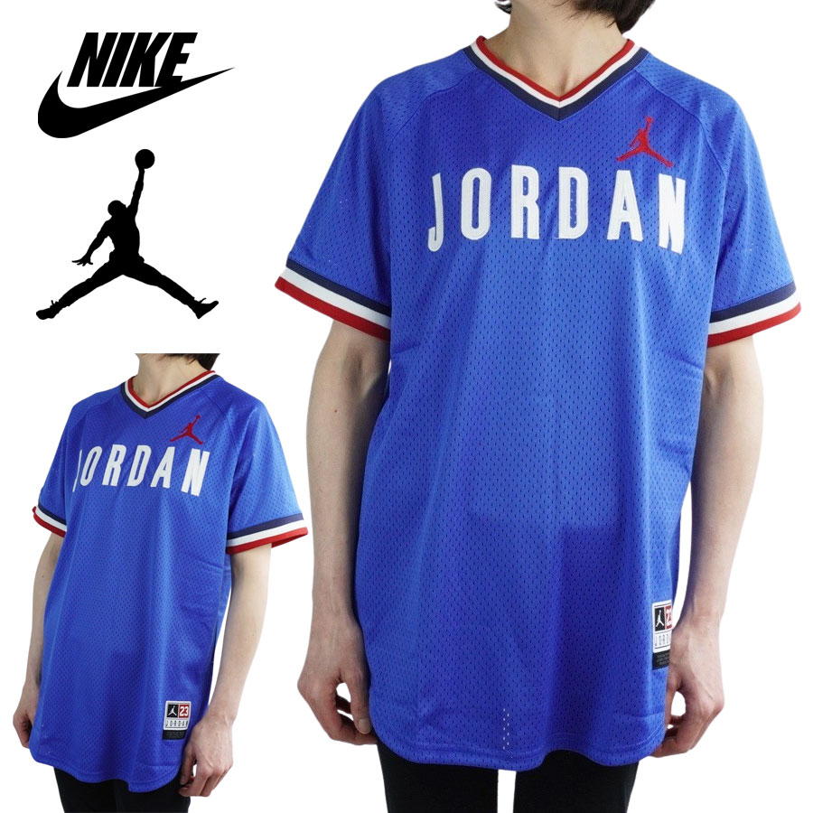 【クリックポスト発送】NIKE ナイキレディース Tシャツ954893 JORDAN 90S BASEBALL MESH V-NECK TEEHYPER RO