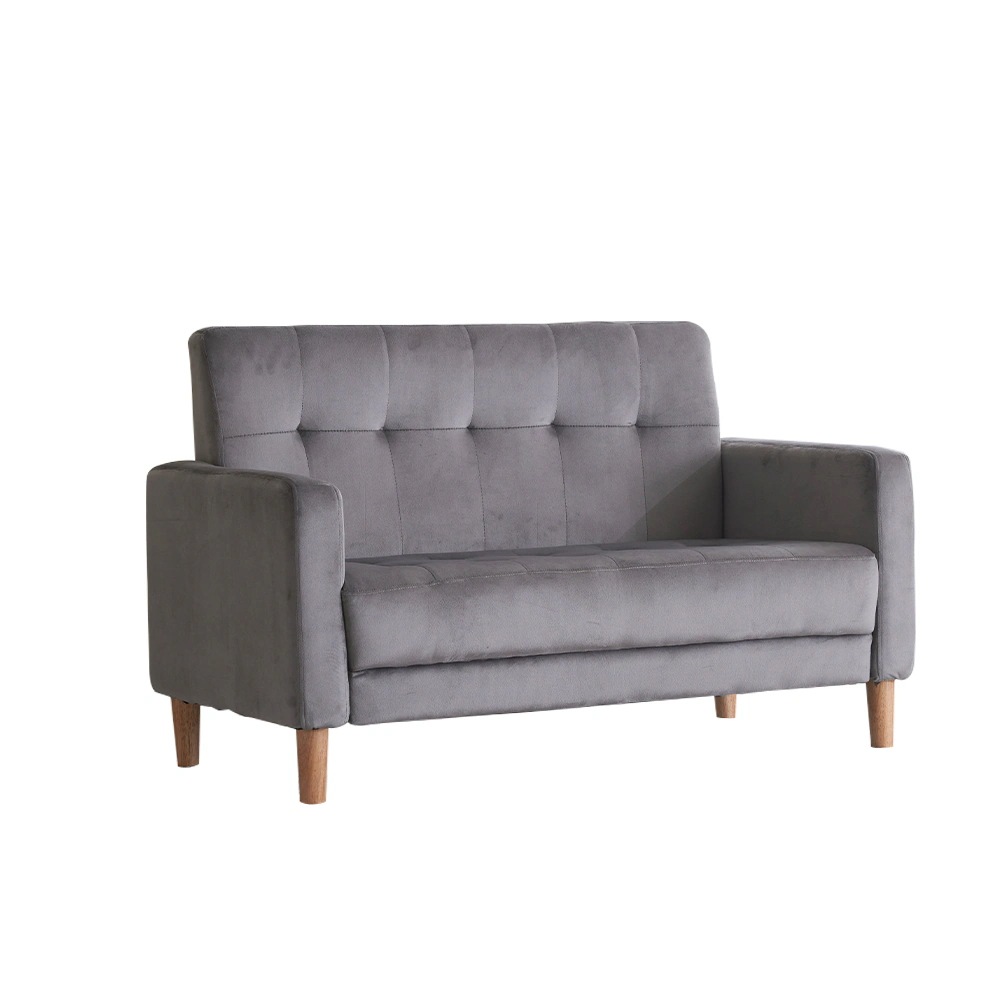 228ソファー 二人がけソファー 2人掛け 幅105cm高さ12cmリビングソファ 肘付き ロボット掃除機も通れる ベルベット調 かんたん組立 1人用にも おしゃれ かわいい 東京倉庫から発送