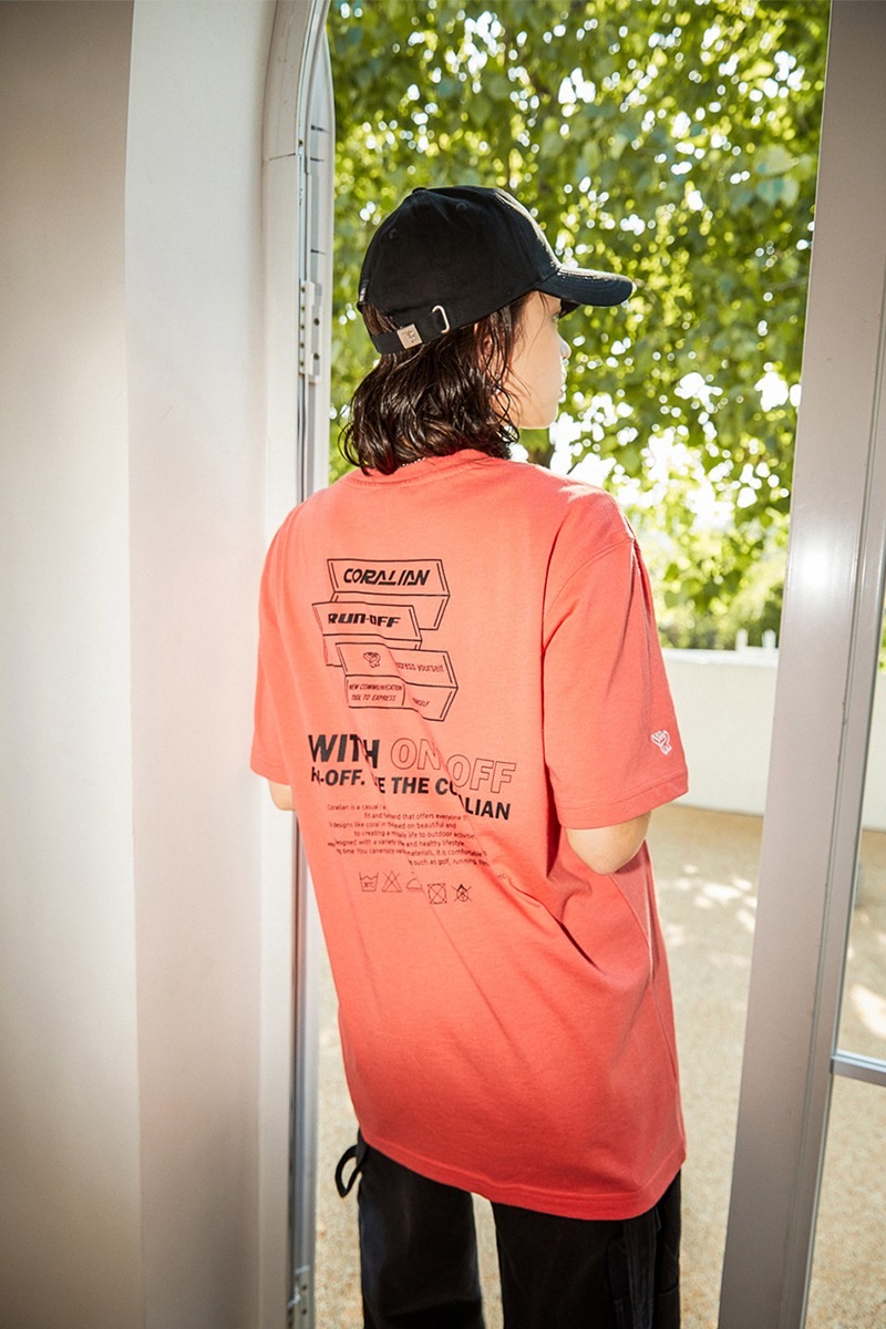 [ランオフ]ピケット 半袖 綿Tシャツ_ピンク[CRTC1185]