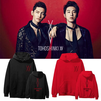東方神起TVXQ!15周年 週辺XV フードスウェット 韓国フ...のサムネイル