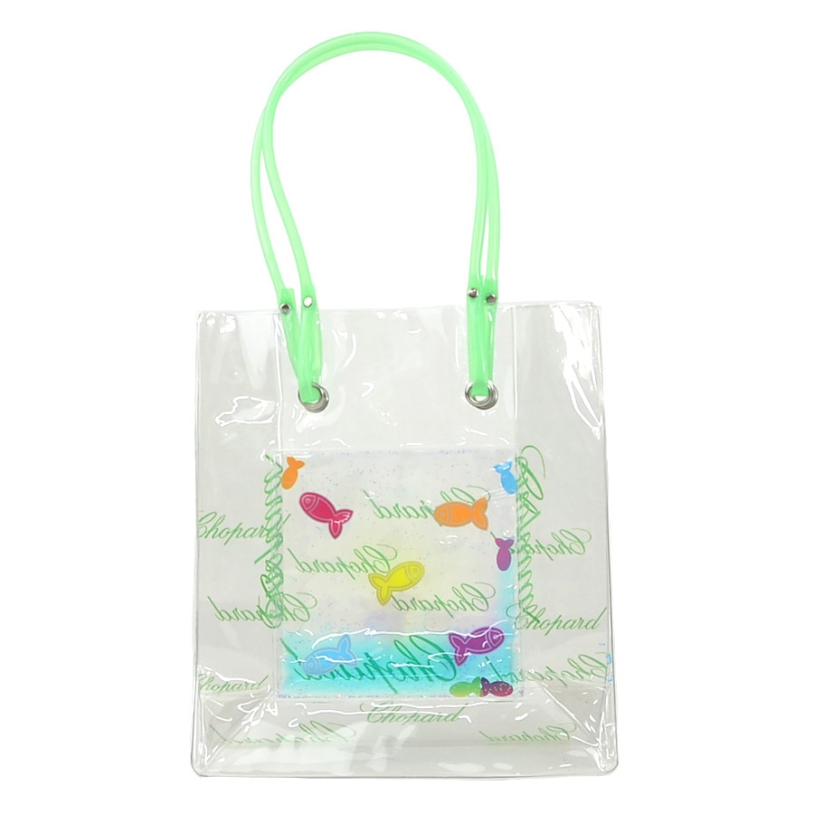 Chopard ショパール ショルダーバッグ ビニール クリア×グリーン レディース h30336g 11,376円