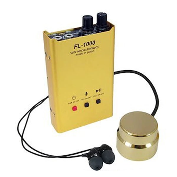 コンクリートマイク 録音機能搭載 超高感度 FL-1000 サンメカトロニクス マイク 音声 災害 壁 防災 セキュリティ