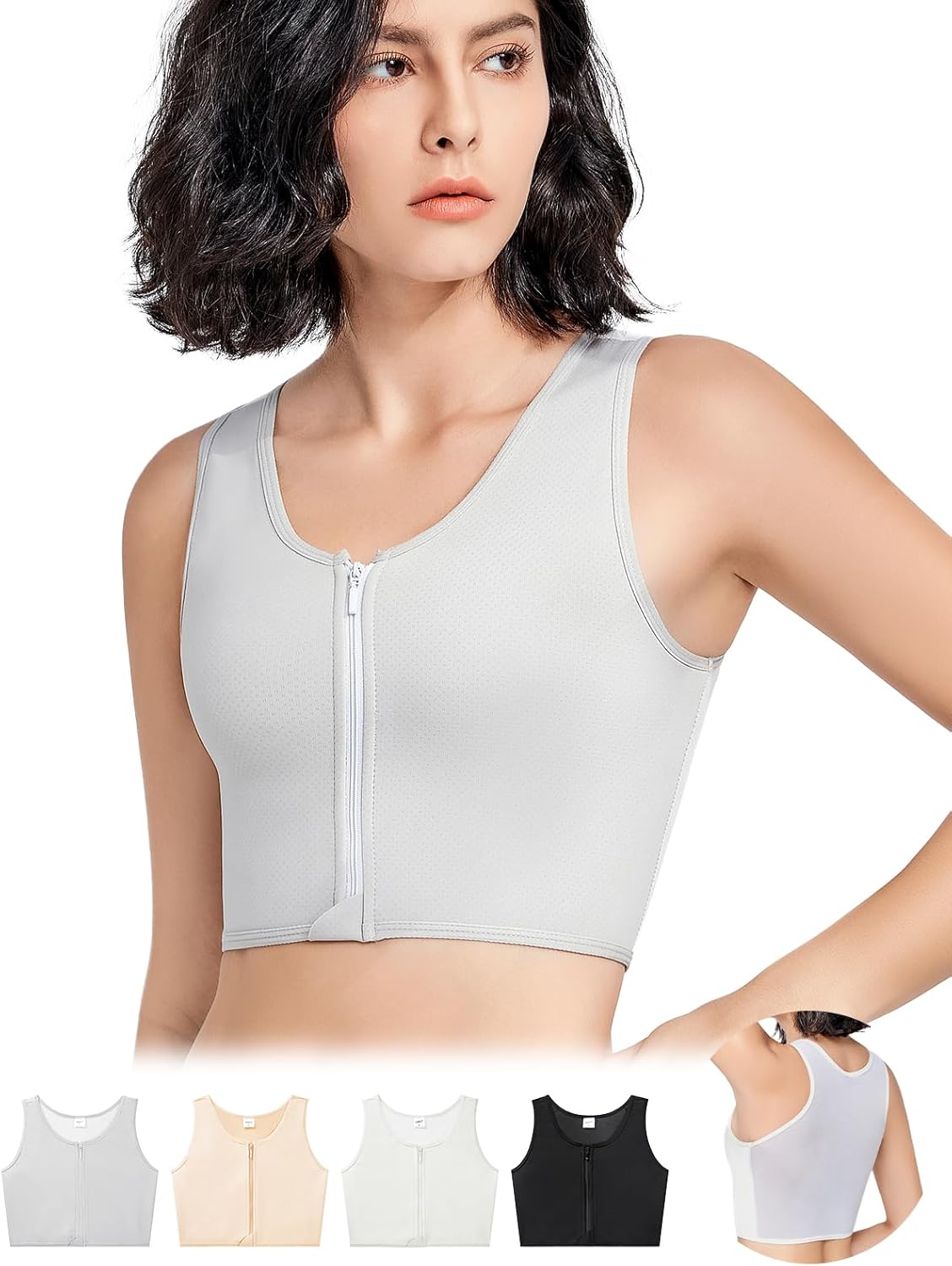 和装ブラジャー 胸を小さく見せる ノンワイヤー 通気性メッシュ 胸つぶし機能 肌に優しい 和装下着