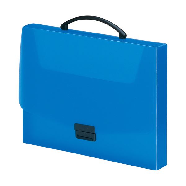 (まとめ) リヒトラブ AQUA DROPs バッグA4 青 A-5005-8 1個 (×10セット)