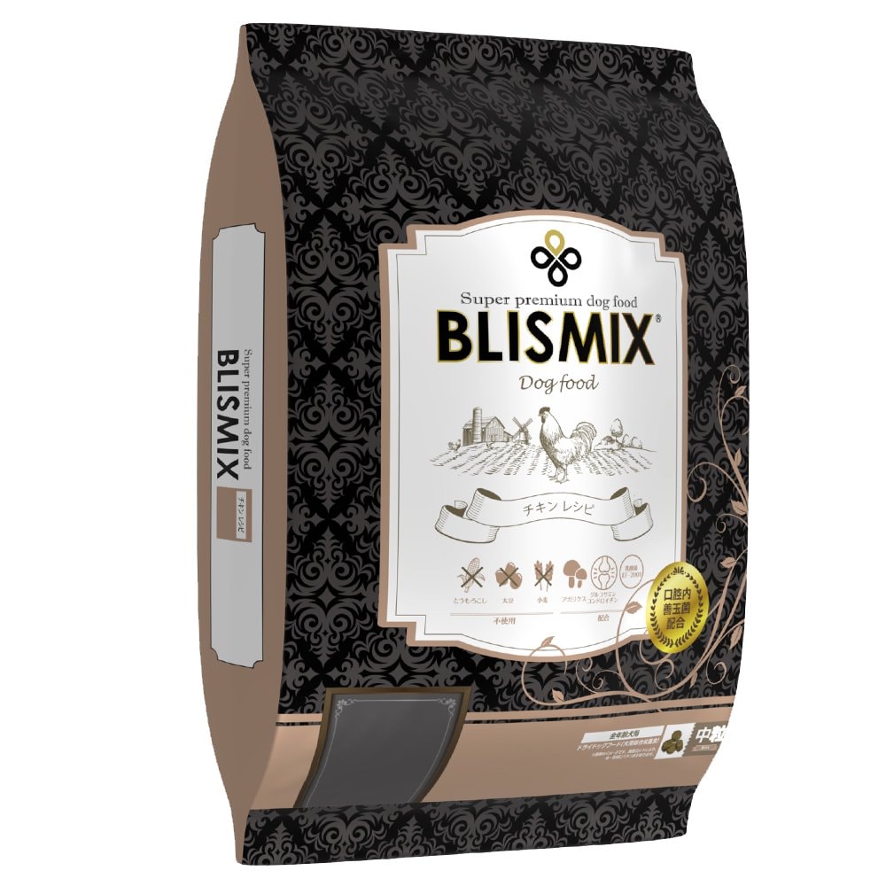 ドッグフード　ブリスミックス　犬用　チキン　中粒　６ｋｇ　ＣＲＣ45―05―06―04―00