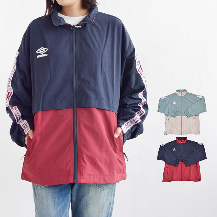 正規取扱店 アウター ジャケット トラックジャケット ウィンドブレーカー 長袖 袖ライン ライン入り スタンドネック メンズ レディース ユニセックス ロゴ UM7037 10,419円